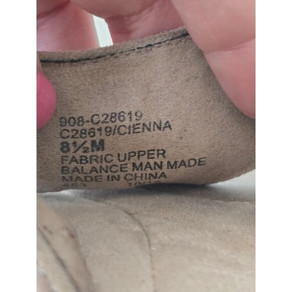 Cliffs C28619 Wedge Sandals 9.5M | Bling Tan Flip Flops | Comfy Summer Shoes - Picture 4 of 4